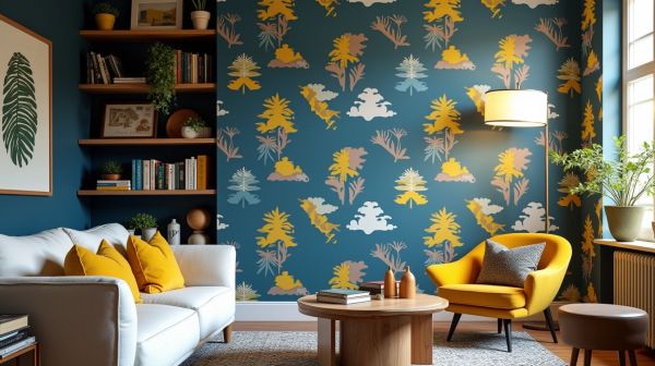 10 idées créatives pour moderniser vos murs avec du papier peint