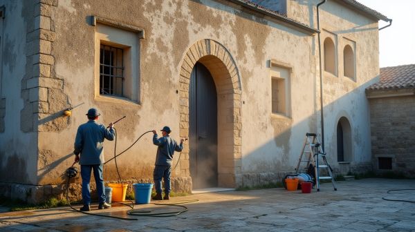 Nettoyage de façade à Savenay : techniques et options pour un résultat durable